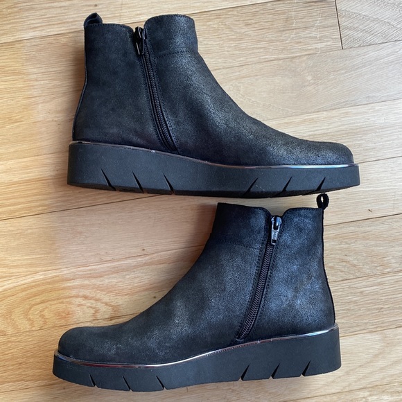 NWOT The FLEXX Womens Camden Black Graffio Chelsea Boots Size 7 - Picture 9 of 11